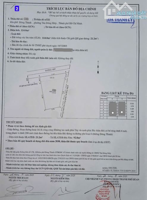 đất rẻ 100m2 2ty450 TL gần TĐC Tứ Hải và KCN Tân Đông Hiệp B chỉ 500m, p.Tân Bình - 7