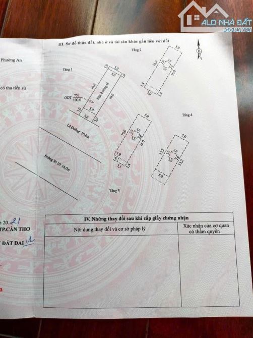 BÁN NHÀ 3 LẦU MẶT TIỀN ĐƯỜNG TRẦN BẠCH ĐẰNG , ĐANG CHO THUÊ 22 TR/TH - 8