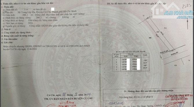 CCG gửi bán căn nhà cấp 4, SHR, 206m2, Xã Trung Lập Hạ, Giá 780 Triệu. - 9