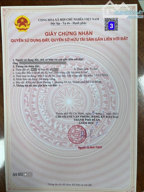 4 lô đất 53.1m2 2ty750 TL  cách Thủ Đức 100 bước chân, p.An Bình, Tp.Dĩ An - 9