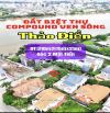 95 Tỷ-Sở Hữu Khuôn Đất Biệt Thự 310m2(15x21) Góc 2MT Khu Compound Ven Sông,Thảo Điền,Q2