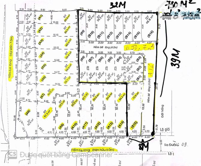 HÀNG THƠM ĐẤT MẶT TIỀN AN PHÚ ĐÔNG, 730m2 (8x43 nở 32) SHR, chỉ 2x T