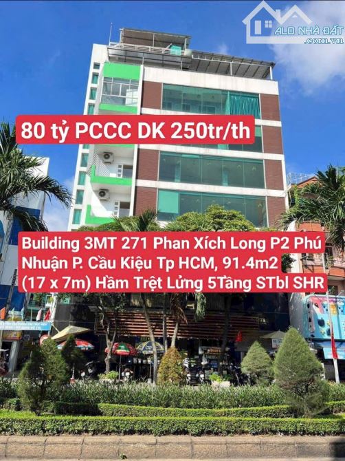 Buiding Góc 3MT 271 Phan Xích Long P2 Phú Nhuận P. Cầu Kiệu Tp HCM