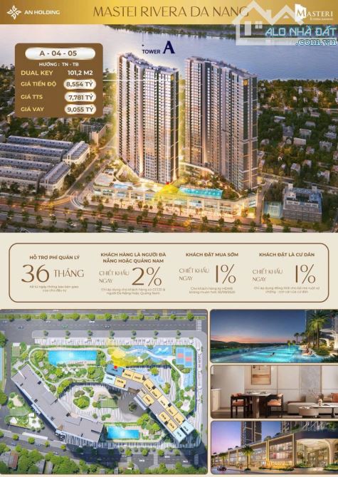 SỐNG TRỌN NHỊP GIAO HÒA TẠI TOWER A – MASTERI RIVERA DANANG