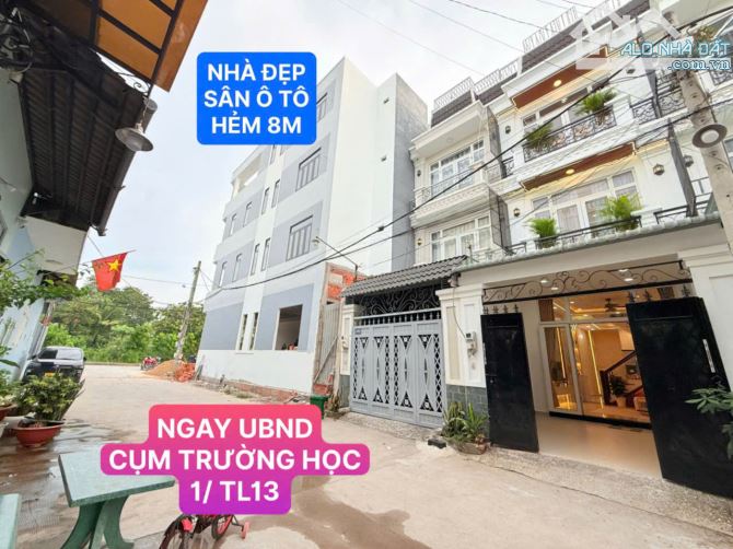 Bán nhà giá tốt hẻm xe hơi 7m  Thạnh Lộc 13 Quận 12 – 60m2 – 4 tầng giá hơn 5 tỷ