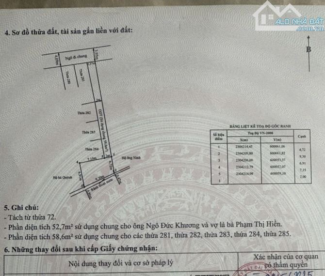 CÀN BÁN LÔ ĐẤT Ngõ 522 ngô gia tự - Hải an . Diện tích 52.7m - 1