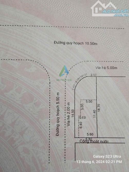 BÁN ĐẤT LÔ GÓC 2 MẶT TIỀN ĐƯỜNG 10M5 BÌNH THAN, DT 122m2 ngang 6.8m, GÍA TỐT 8TỶ5