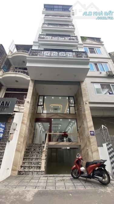 Toà VP Vũ Phạm Hàm, phân lô ô tô, thông thẳng tắp, KD, 77m*9T thang máy, gara DT 750tr/năm