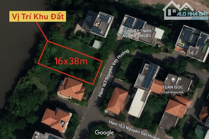 Bán nhanh đất bên sông Trần Não trung tâm P.An Khánh Quận 2,DT 15x16m giá chỉ 35 tỷ