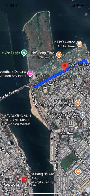 Bán Lô Đất Biệt Thự (ngang 10m) Đường Nguyễn Đình Hoàn , Nại Hiên Đông , Sơn Trà