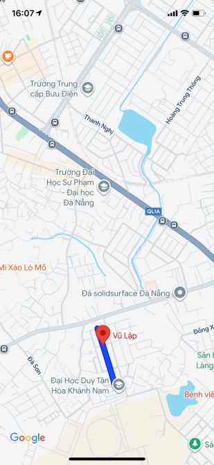 Bán Đất đường 7,5m gần trương Đại Học DUY TÂN, quận Liên Chiểu. 100m2