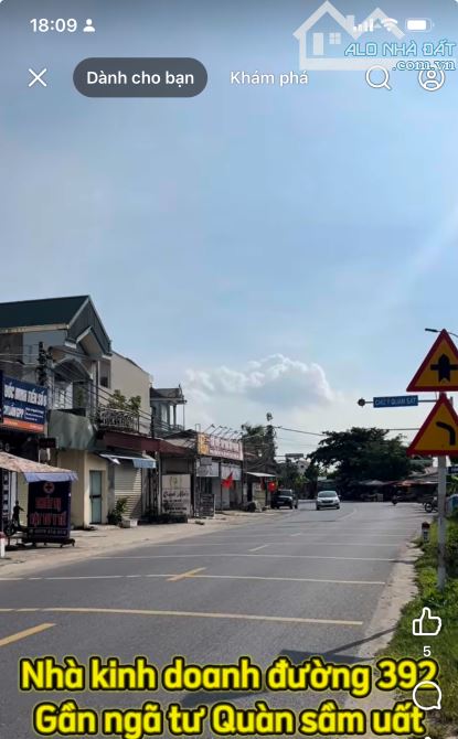 BÁN NHÀ 1 TẦNG MẶT ĐƯỜNG QL 392 – GẦN NGÃ TƯ QUÀN, MINH ĐỨC (CŨ), TỨ KỲ – HẢI DƯƠNG