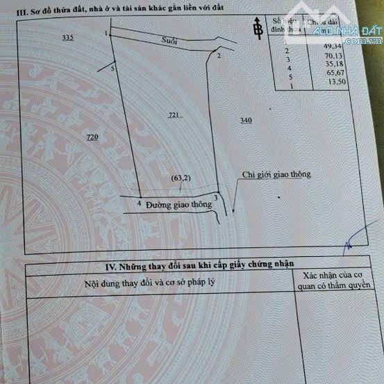 🌿 BÁN ĐẤT VƯỜN ĐẸP – DT: 2.854M – Giá: 3 tỉ 3 - BẢO BÌNH, CẨM MỸ 🌿