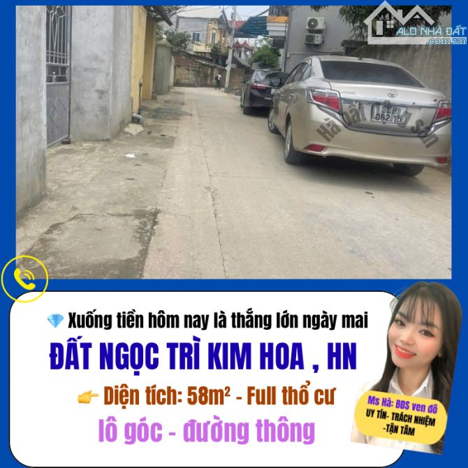 Đất Ngọc Trì Kim Hoa - Mê Linh - Hà Nội , Em hà cam kết bán đúng giá chủ thu