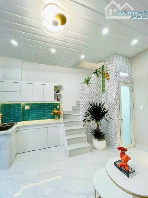 Nhà 3 tầng đúc BTCT khu phân lô hẻm ô tô thông giá 3,6 tỷ Đường số 5 P17 Gò Vấp - 11