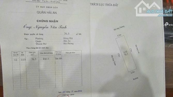 Bán lô biệt thự khu TĐC Kiều Hạ giá chỉ 3,8 tỷ - 1