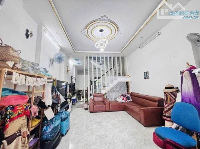 nhà 1 trệt 1 lầu mới đẹp, hẻm 107 hoàng văn th, gần chợ an cư, hướng đông nam - 1