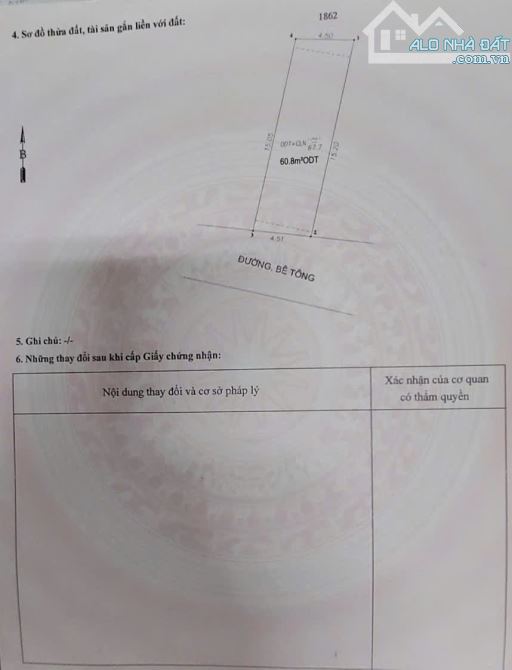 Bán đất 4.5x15.2m, hẻm Bình Thung p. Đông Hòa gần chợ và trường cấp 3 - 1