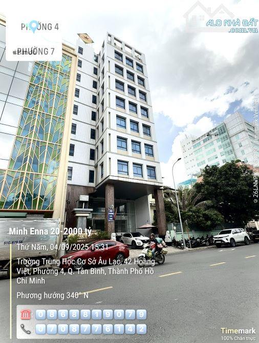 140 tỷ! Bán Building HIẾM đường Hoàng Việt, Tân Bình - 12x20m - 2 Hầm 10 Tầng - 1