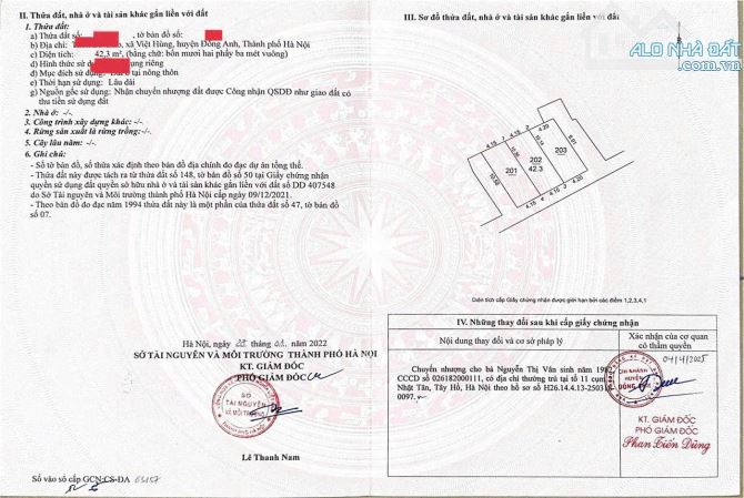 CHỈ VỚI 3 TỶ CÓ NGAY MẢNH ĐẤT TẠI VIỆT HÙNG ĐÔNG ANH - 1