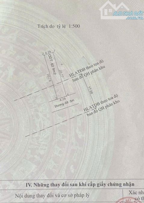 Bán đất 4.3x20.7m, mặt tiền Bình Chuẩn 63 p. Bình Chuẩn gần chợ Bình Phước B - 1