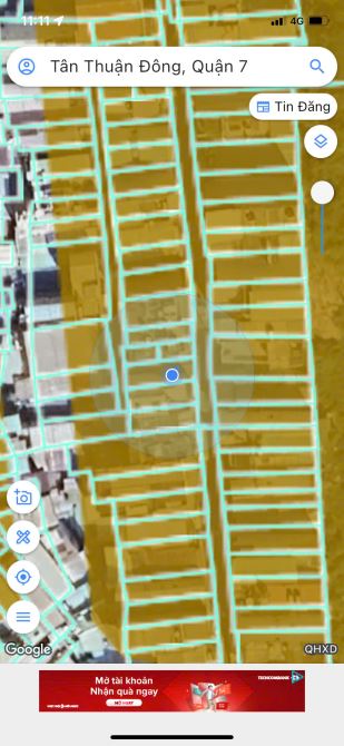 Bán đất Bùi Văn Ba (hẻm 5m; full thổ 122m2); xây dựng cao tầng; pháp lý sạch - 1