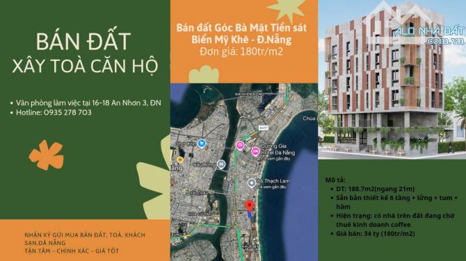 BÁN TÒA CĂN HỘ AN THƯỢNG, CÁCH BIỂN ĐÚNG 300M, NGAY PHỐ TÂY SẦM UẤT - 1