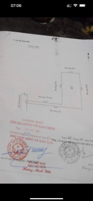 Bán lô đất tuyến 2 trục thôn  Quỳnh Hoàng, Nam Sơn, An Dương 238m giá chỉ 17tr/m - 1