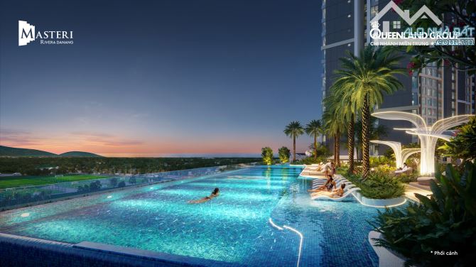 Căn hộ 2 phòng ngủ, view sông trực diện, tầng cao thoáng mát, Masteri Đà Nẵng - chỉ 5.1tỷ/ - 1