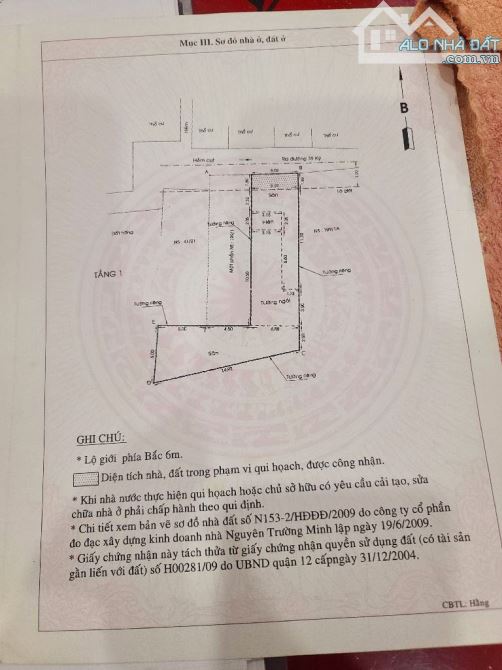 Nhanh mới kịp, 145m2 nhà c4 hẻm 4m chỉ 4.9 tỷ tân chánh hiệp q12 - 1