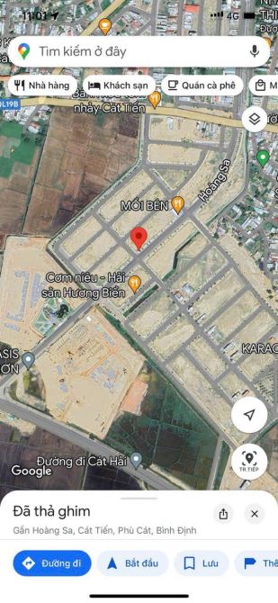 Cần bán lô đất 90m2 ngang 5m cách bãi tắm Cát Tiến 500m/ GIÁ 2ty0xx - 1