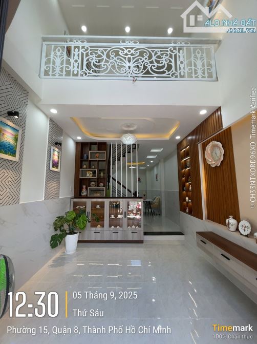 Hot! Nhà 4 tầng BTCT mới ở ngay Q8, 42m2 (3.6x12m), 4PN, full nội thất, nhỉnh 4 tỷ - 1