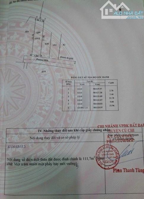 BÁN NHÀ 1 SẸC TRẦN THỊ DƯ – TÂN AN HỘI – CỦ CHI, GIÁ CHỈ 790 TRIỆU - 12