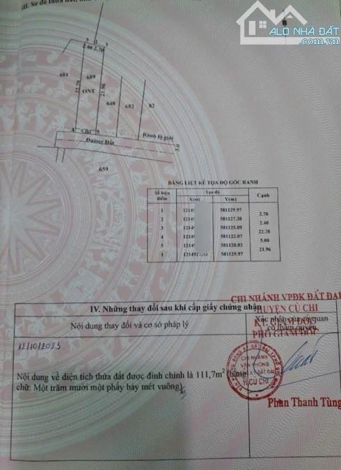 Cần bán gấp nhà ở Tân An Hội Củ Chi 5x23 ( 117m2 ) 790 TRIỆU Sổ hồng riêng sang tên - 12