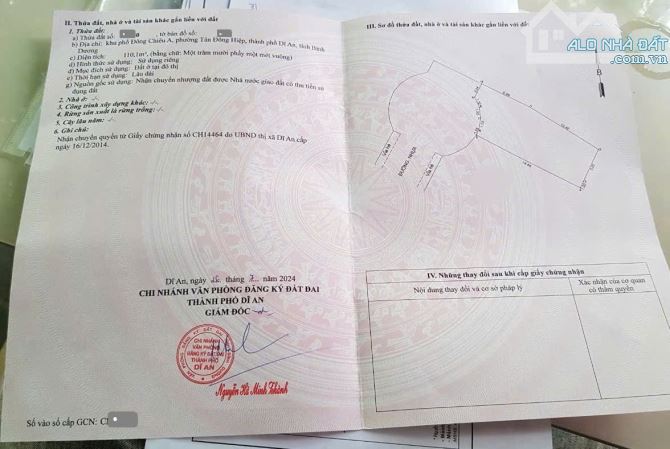 Bán nhà ngang 6m, p.Tân Đông Hiệp, Tp Dĩ An chỉ 4,3 tỷ TL M7483 - 17