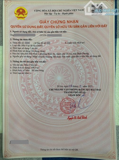 6,2Tỷ TL🔥Bán nhà Hoàn Công 1 trệt 3 lầu, Ngang 5m KDC Phú Hồng Thịnh, p.Bình An, Tp.Dĩ An - 20