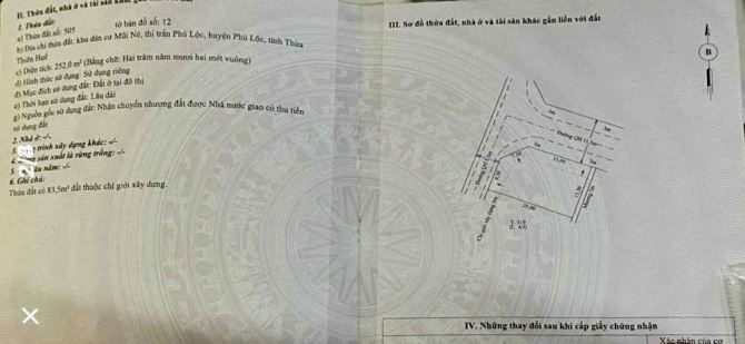 🔥 Siêu phẩm View Đầm Cầu Hai 🔥 Đất 2 mặt tiền KQH Đèo Mũi Né–Phú Lộc, Tp Huế - 2
