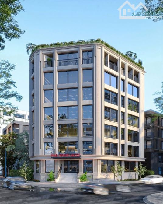 Bán tòa căn hộ cho thuê gần học viện Tài Chính 7 tầng 115m mặt tiền 9.5m ô tô tránh dòng t - 2