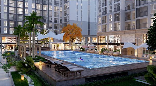 Cho thuê C/cư Prosper Plaza (65m2, 2PN, NT), đường Phan văn Hớn, Q12. - 2