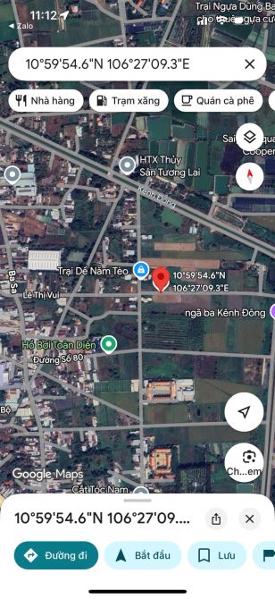 Bán đất đường Lê Thị Vui, Phước Hiệp, Củ Chi: 5 x 16,6m, giá 950 triệu. - 2