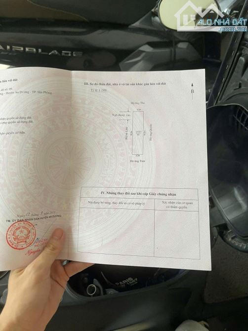 SIÊU PHẨM- BÁN LÔ ĐẤT ĐẸP TỔ 6 THỊ TRẤN AN DƯƠNG- AN DƯƠNG- HẢI PHÒNG CHỈ 2,65X TỶ - 2