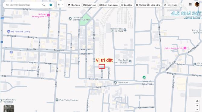 Bán lô góc 5.2x15m, đường số 9 KDC Toa Xe p. Dĩ An gần Vincom 550 - 2