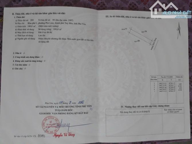 Bán Đất mặt tiền đường Chiến Thắng phường Phú Yên tỉnh DakLak - 2