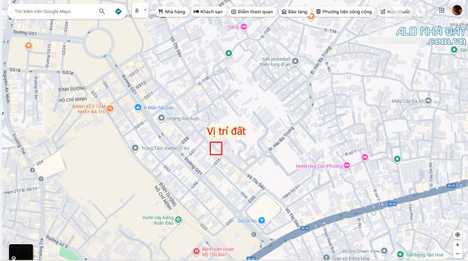 Bán đất 4.6x22.9m, mặt tiền Võ Thị Sáu p. Đông Hòa gần GO Dĩ An - 2