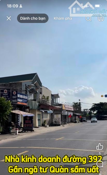 BÁN NHÀ 1 TẦNG MẶT ĐƯỜNG QL 392 – GẦN NGÃ TƯ QUÀN, MINH ĐỨC (CŨ), TỨ KỲ – HẢI DƯƠNG - 2
