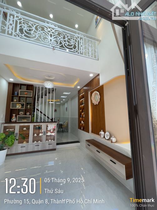 Hot! Nhà 4 tầng BTCT mới ở ngay Q8, 42m2 (3.6x12m), 4PN, full nội thất, nhỉnh 4 tỷ - 2