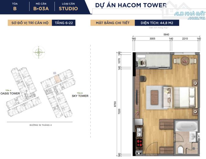 Căn Hộ Trung Tâm 3 Tầm View Bàn Giao Full Nội Thất 4 Sao - 3