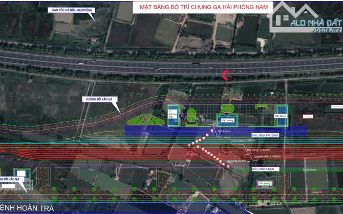 Lô góc 91m2 gần Ga Nam Hải Phòng chỉ 1ty6 - 3