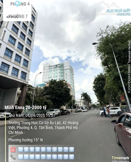 140 tỷ! Bán Building HIẾM đường Hoàng Việt, Tân Bình - 12x20m - 2 Hầm 10 Tầng - 3