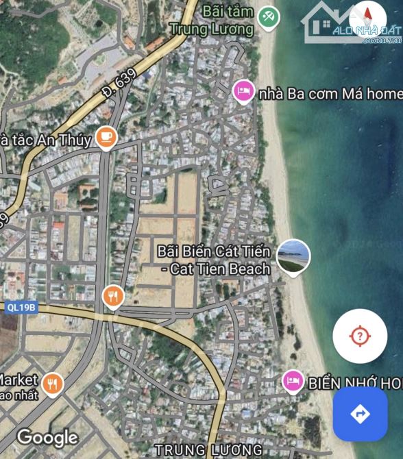Cần bán lô đất 125m2 ngang 5m cách bãi tắm Cát Tiến 100m/ giá chỉ hơn 2ty5 - 3